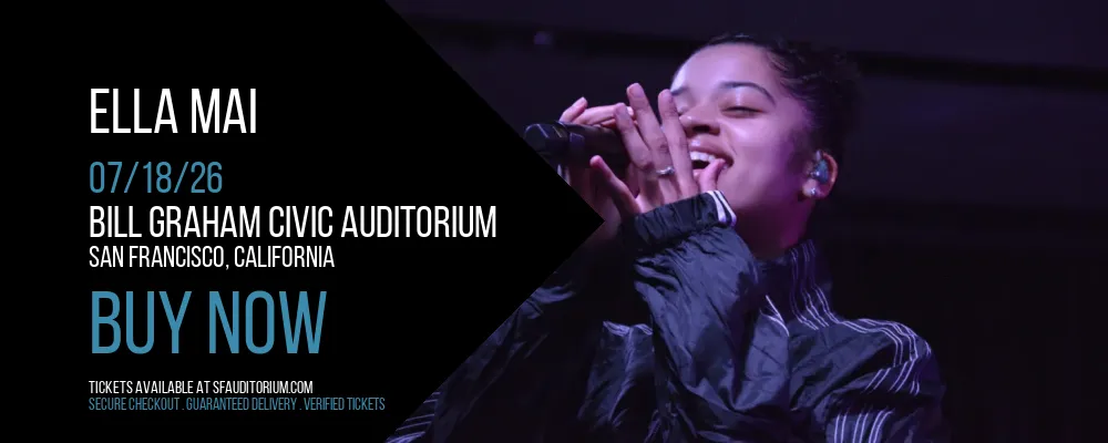Ella Mai at Bill Graham Civic Auditorium
