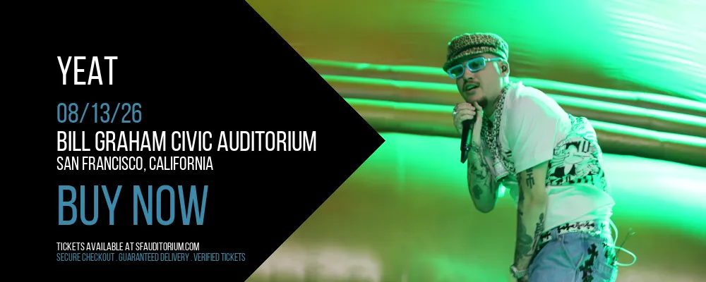 Yeat at Bill Graham Civic Auditorium