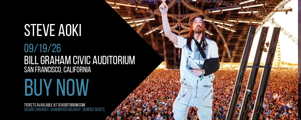 Steve Aoki at Bill Graham Civic Auditorium